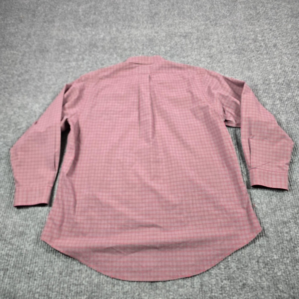 Ralph Lauren Shirt‎ Mens 17 32/33 Red Green Plaid Button Down Custom Fit Pony - Picture 2 of 8